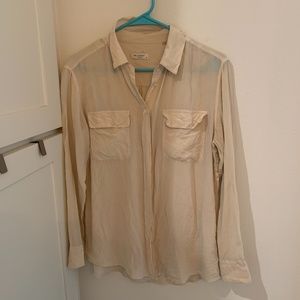 Equipment Signature Sheer Silk Blouse